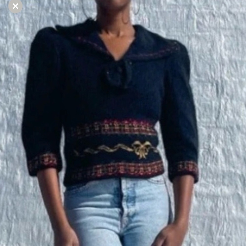 New Vintage Angora Cullinane Sweater Size Small - Picture 3 of 15